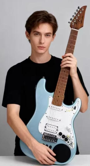 奕士兰Y65EG一体式多功能防震电吉他演奏神器无需效果器音响便携